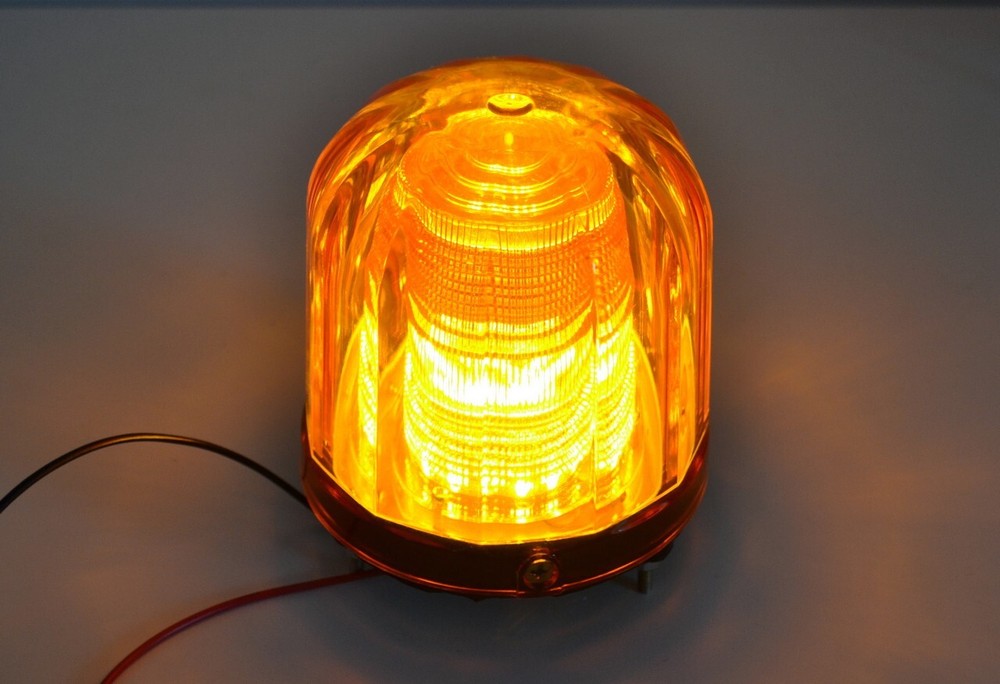 LED WARNING LIGHT, EMERGENCY BEACON, STROBE LIGHT, ROTATING, 10-30V UNIVERSAL