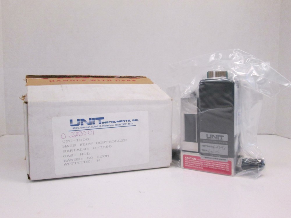 Unit UFC-1000 Mass Flow Controller MFC, HCL, 50 SCCM