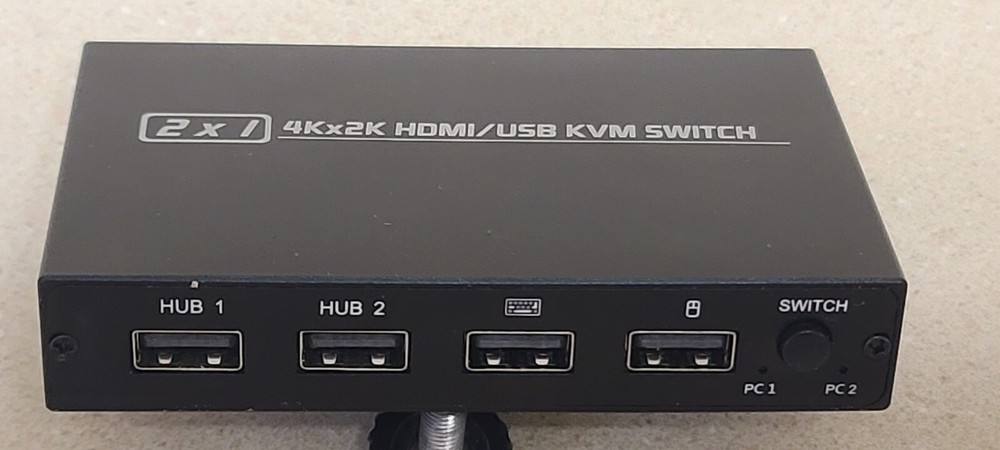 2x1 AIMOS AM-KVM201-CL 4K HDMI USB-C