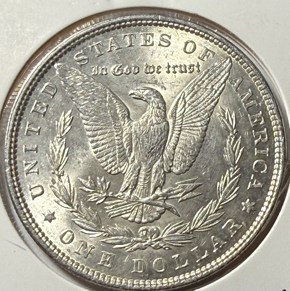 1896 Morgan Silver Dollar - nice au/ unc slider