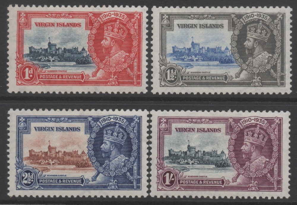 Virgin Is 1935 Silver Jubilee Mint