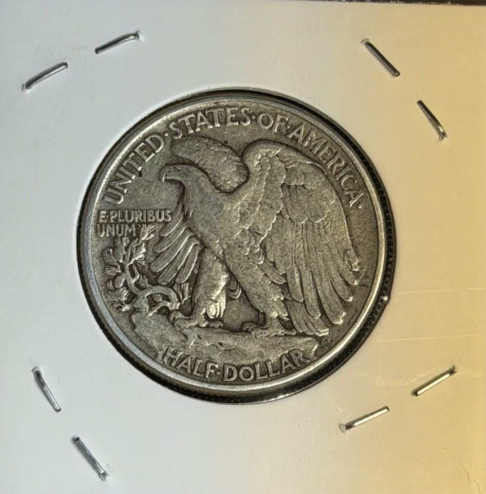 1945 P VF Walking Liberty Silver Half Dollar