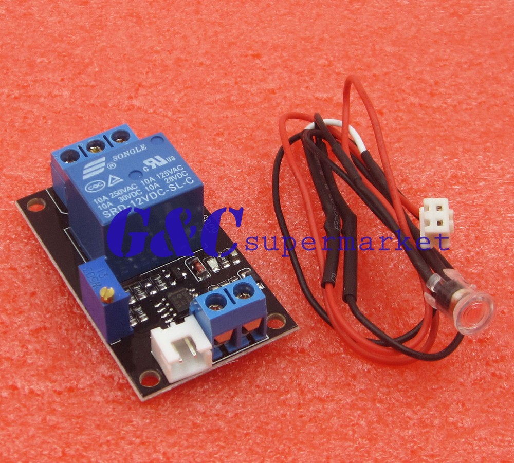 NEW Photosensitive resistance relay control module/light-operated switch DC 12V