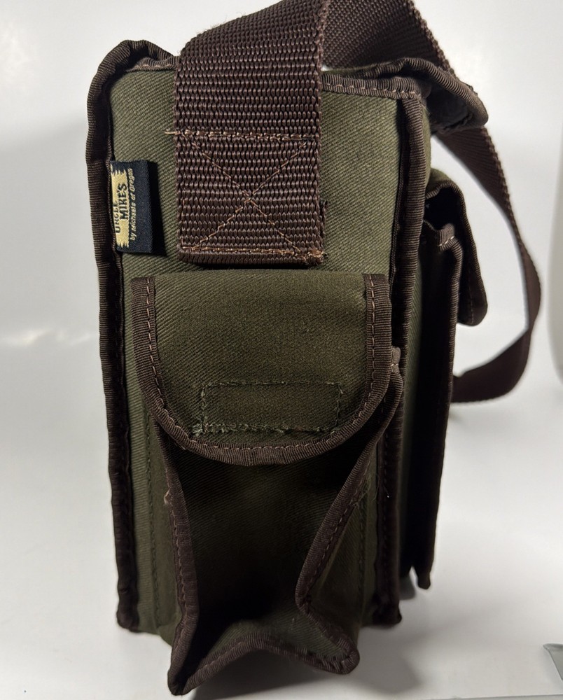 Vtg Uncle Mike’s Green Canvas Range Ammo Bag