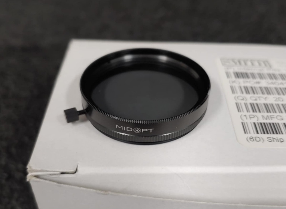 Midwest Optical Systems 7004606931 PR032-37.5 Visible Linear Polarizer Filter