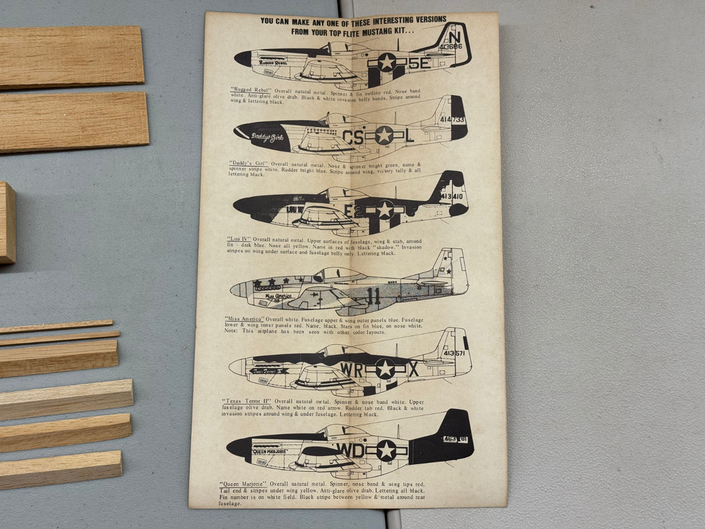 Top Flite P-51D Mustang Conversion Kit CR.-P51