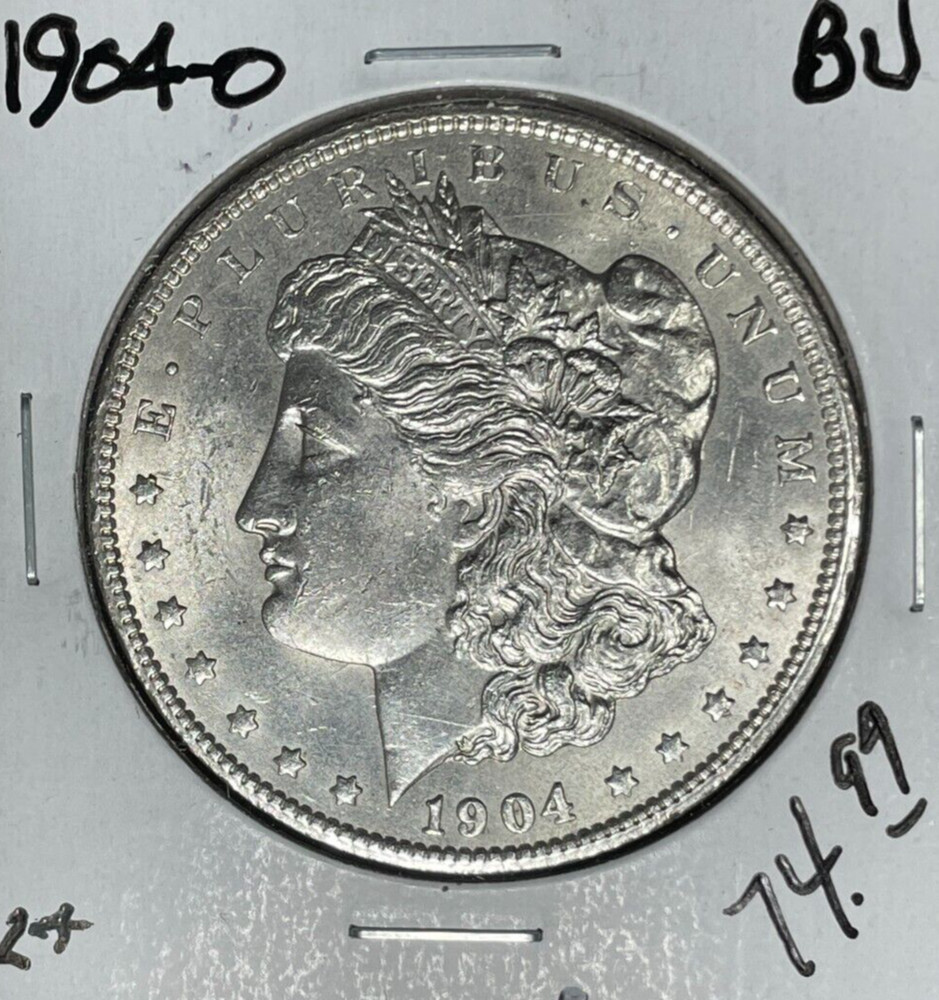 1904-O MORGAN SILVER DOLLAR ~BU ~NICE COIN~ REF#D/S