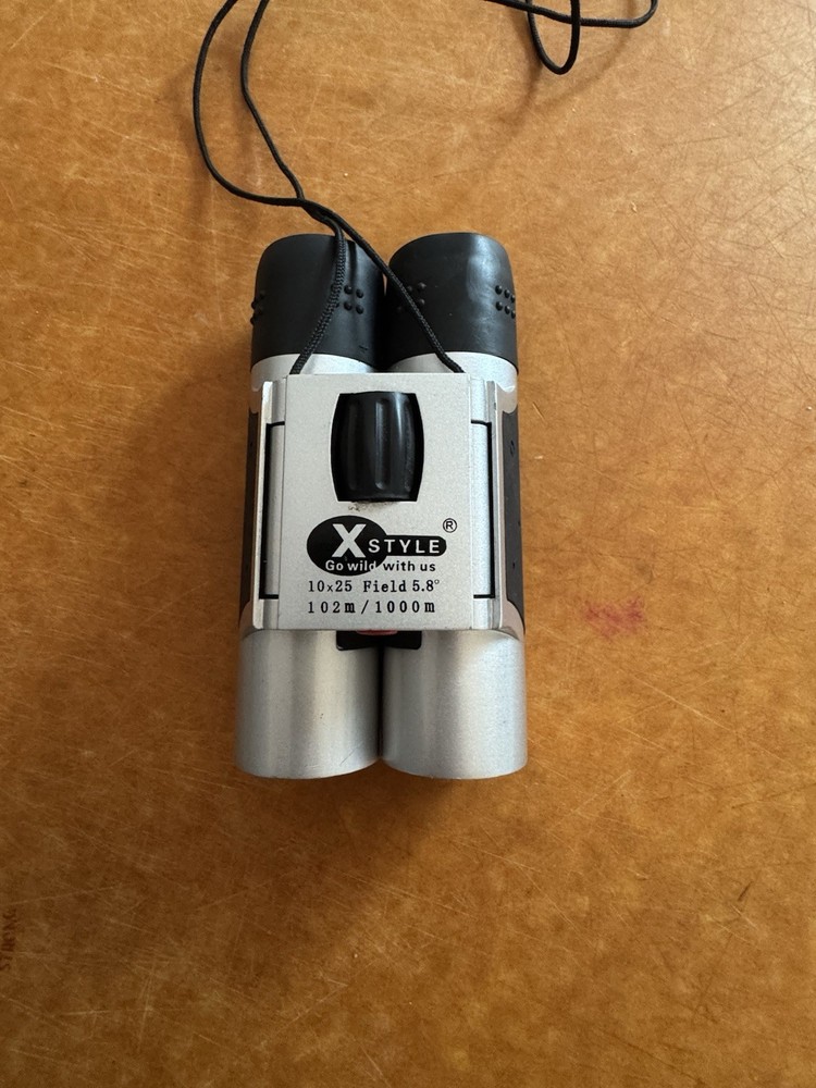 Outdoors Pocket Sized Binoculars - Compact Folding Field Glasses 10 x 25