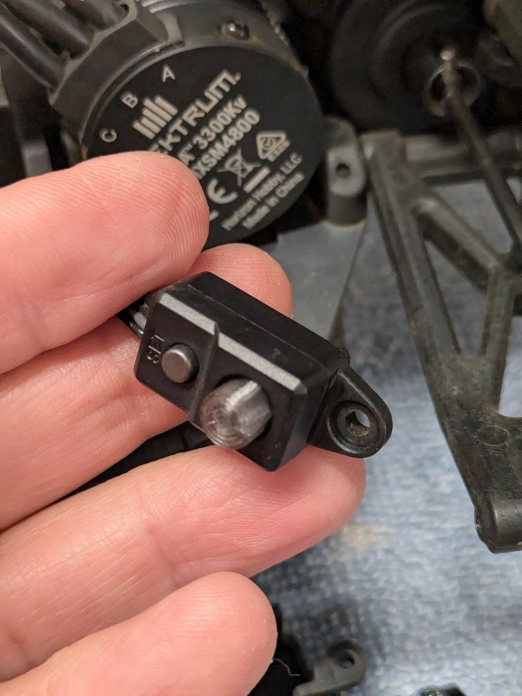 Losi 22S Sprint Replacement Power Button 3D Printed