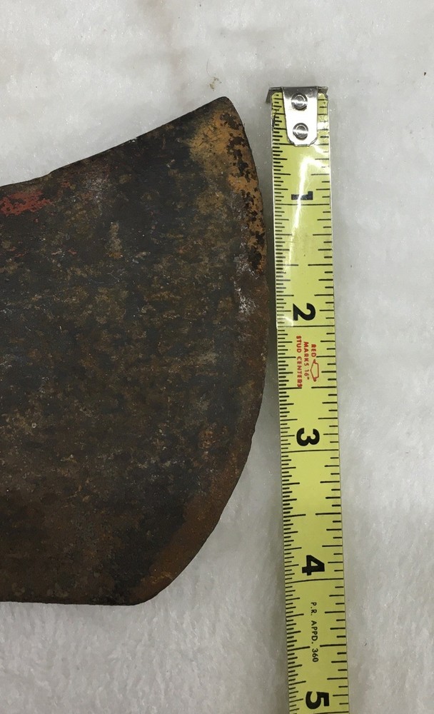 Unmarked Double Axe Head, 3 Lbs., 6.6 Oz. Preowned, No Handle