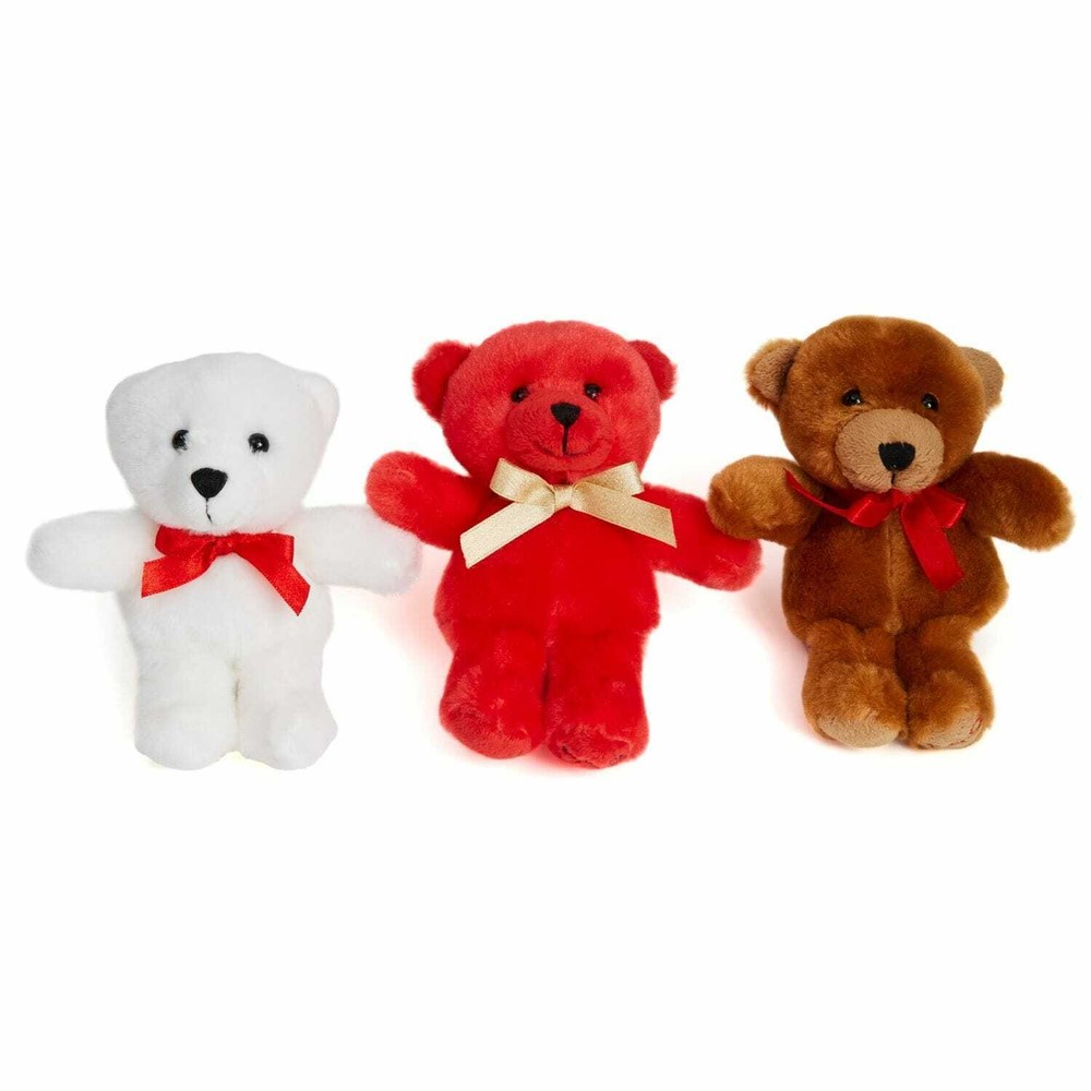 FAO SCHWARZ 3PK Plush Mini Bear Set