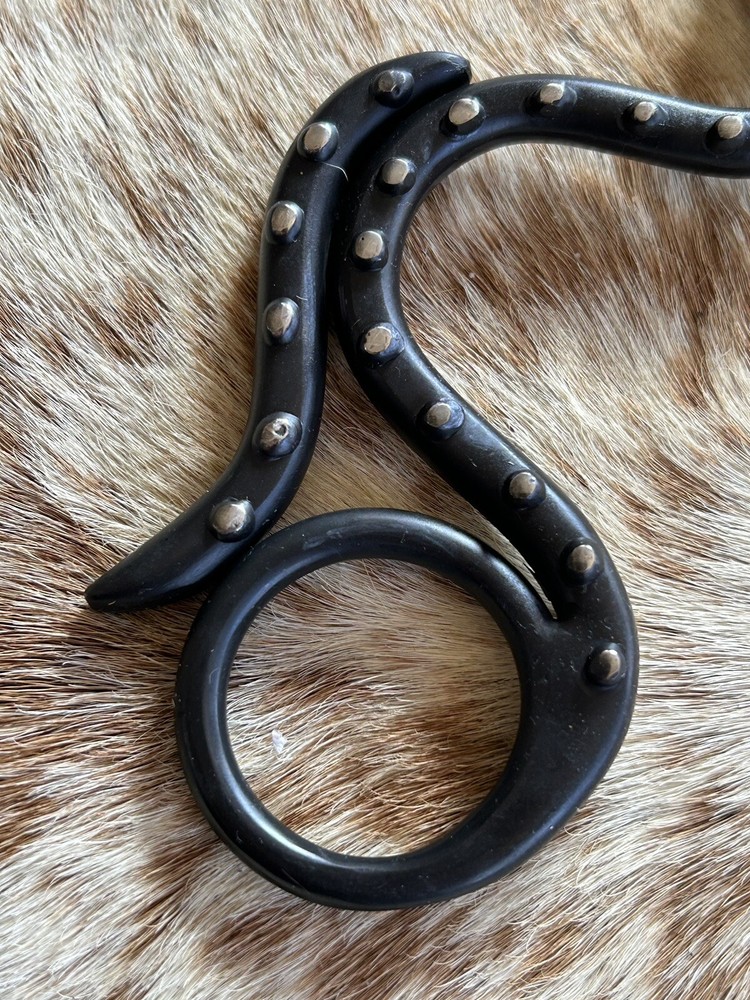 Short Shank 5” Dogbone Mouth Copper Roller Snaffle Horse Bit