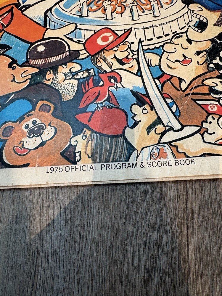 1975 Houston Astros Baseball Program