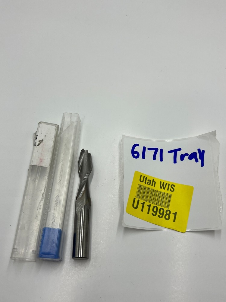 87.8mm Overall Length, End Mill Drill Bit, CR0-367, Solid Carbide