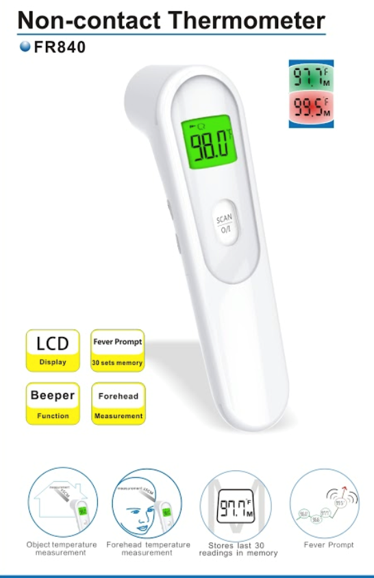 Jiacom Non-Contact Thermometer, FR84