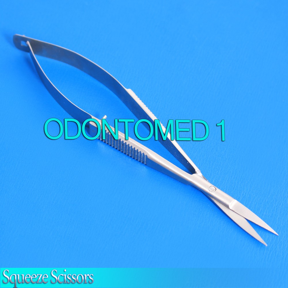 4" Spring Squeeze Scissors Straight Embroidery