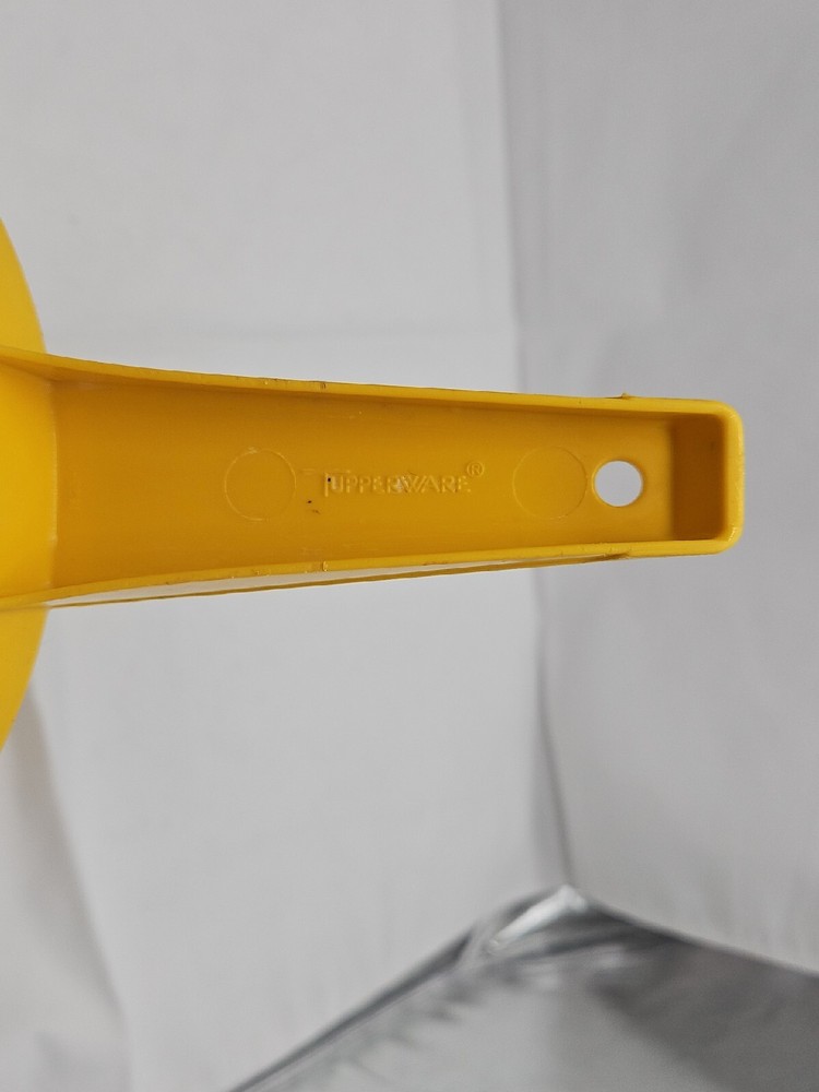 Vintage Yellow Tupperware Colander/Strainer