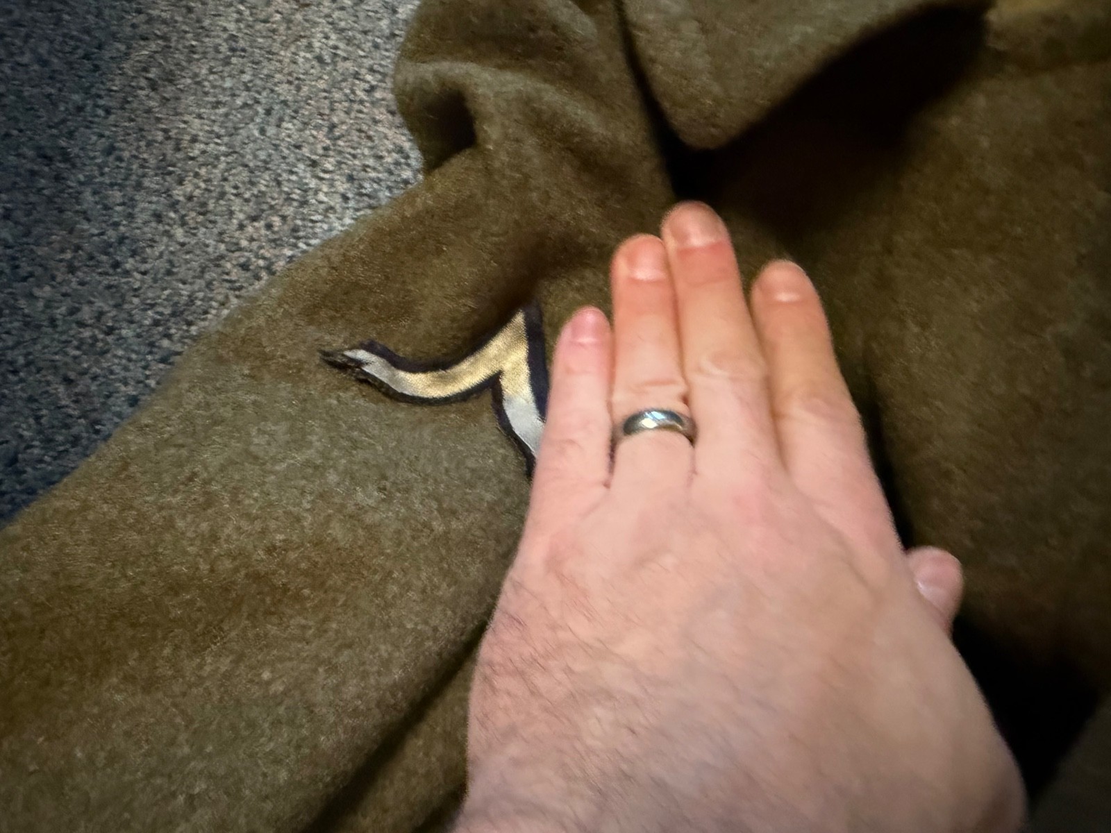 ORIGINAL WWII US ARMY WINTER M1938 GREATCOAT OVERCOAT- MEDIUM/LARGE 42R