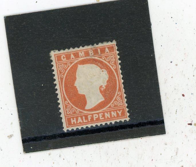 Gambia 1880 Scott# 5 Mint Hinged