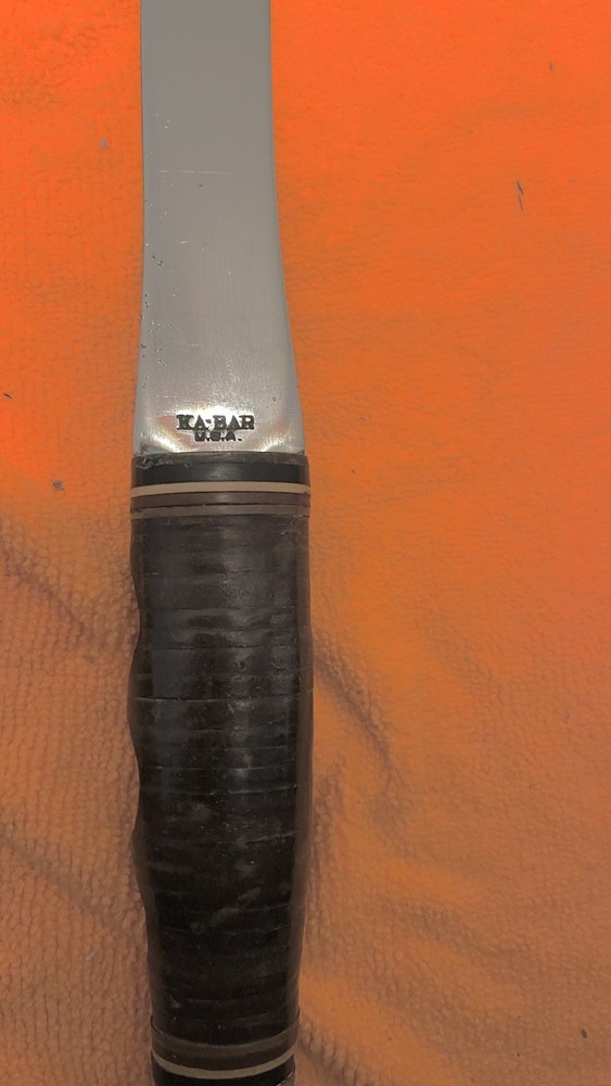 KA BAR Hatchet Leather Handle and holster