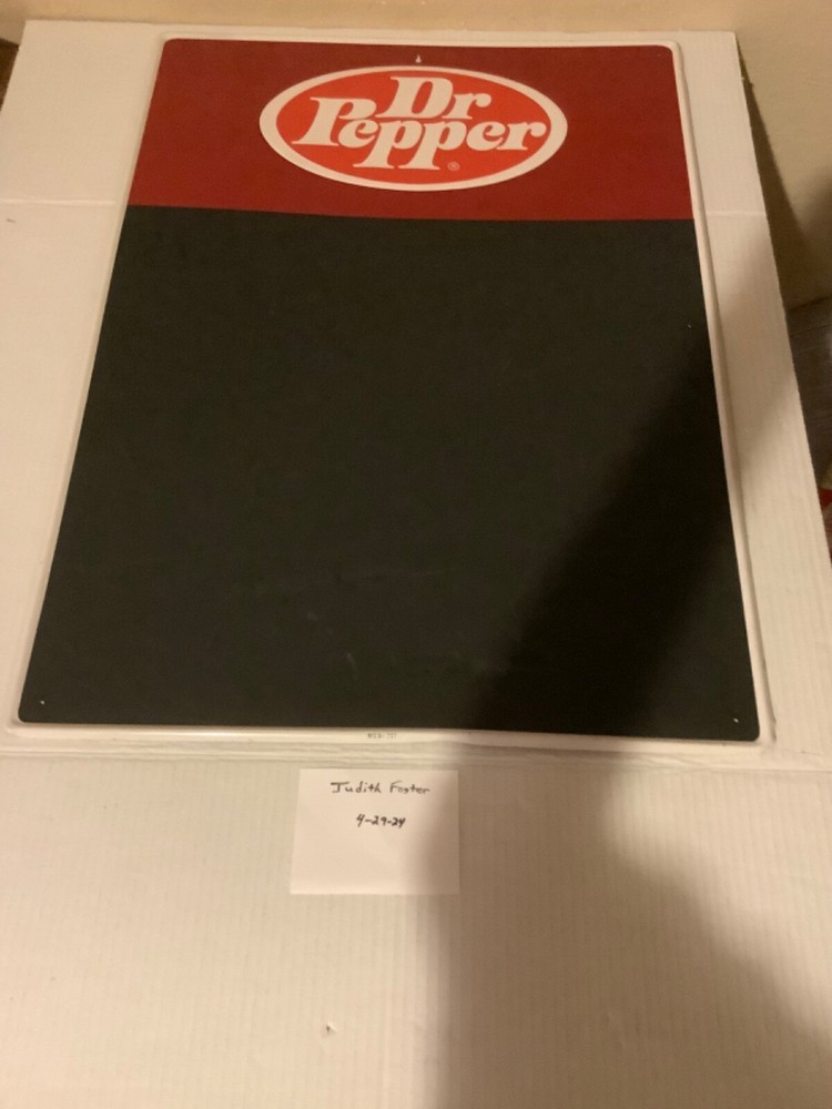 DR. PEPPER CHALK BOARD