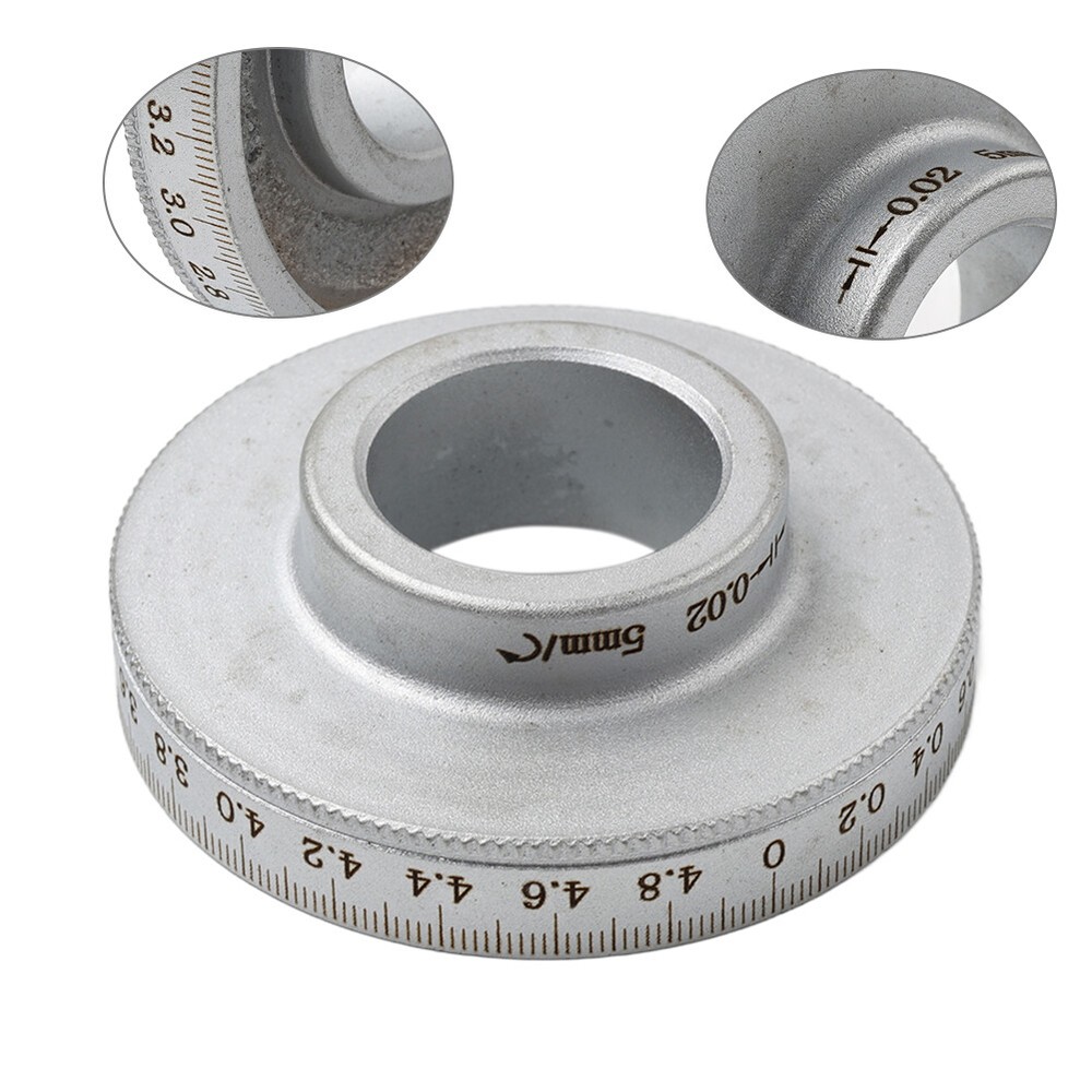 1pc Lifting Scale Ring Dial Cross Graduations Table For Milling Machines 