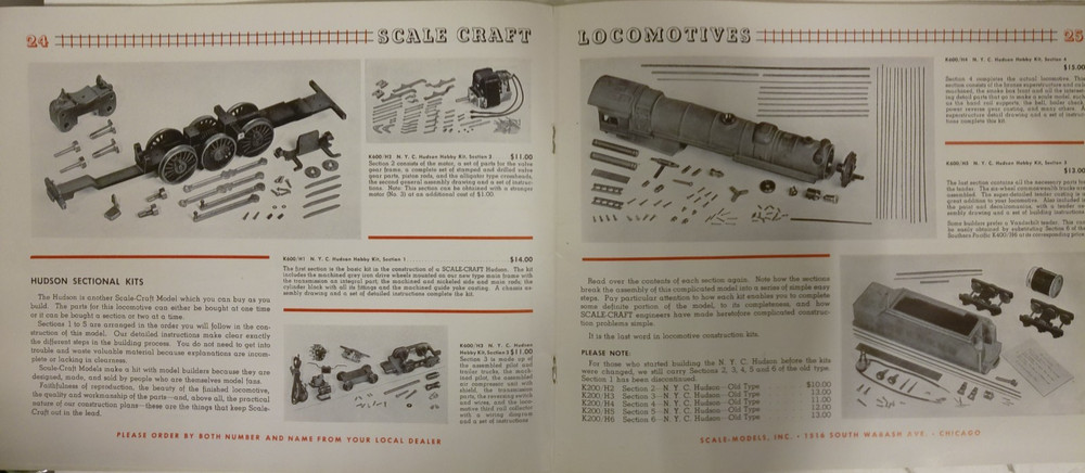 RARE 1937? Scale-Craft Trains Catalog