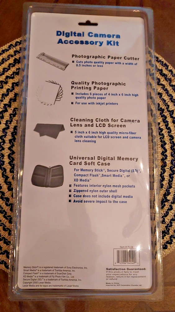 Photo Logic Digital Camera Accessory Kit