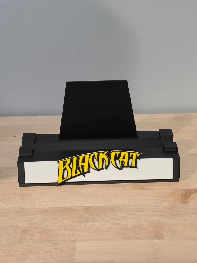 Black Cat Comic Book Display Stand for Graded CGC, CBCS, and Non-Graded Comics