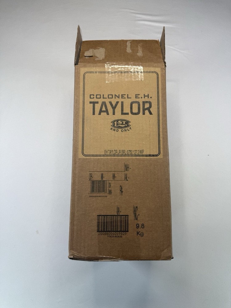 **RARE** Colonel E.H Taylor Barrel Proof Bourbon Whiskey Box / Case w/insert