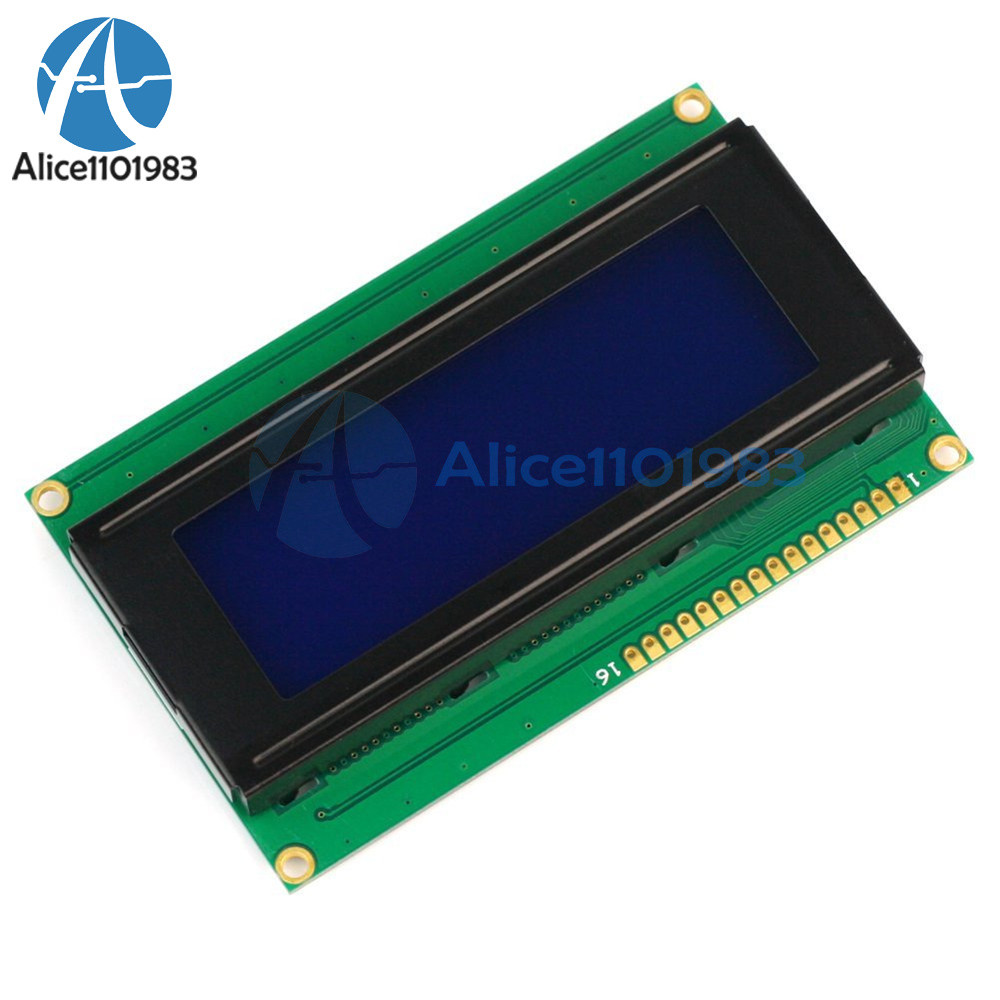3.3V Blue 2004 20x4 Character LCD Display Module w/Tutorial,HD44780 Controller