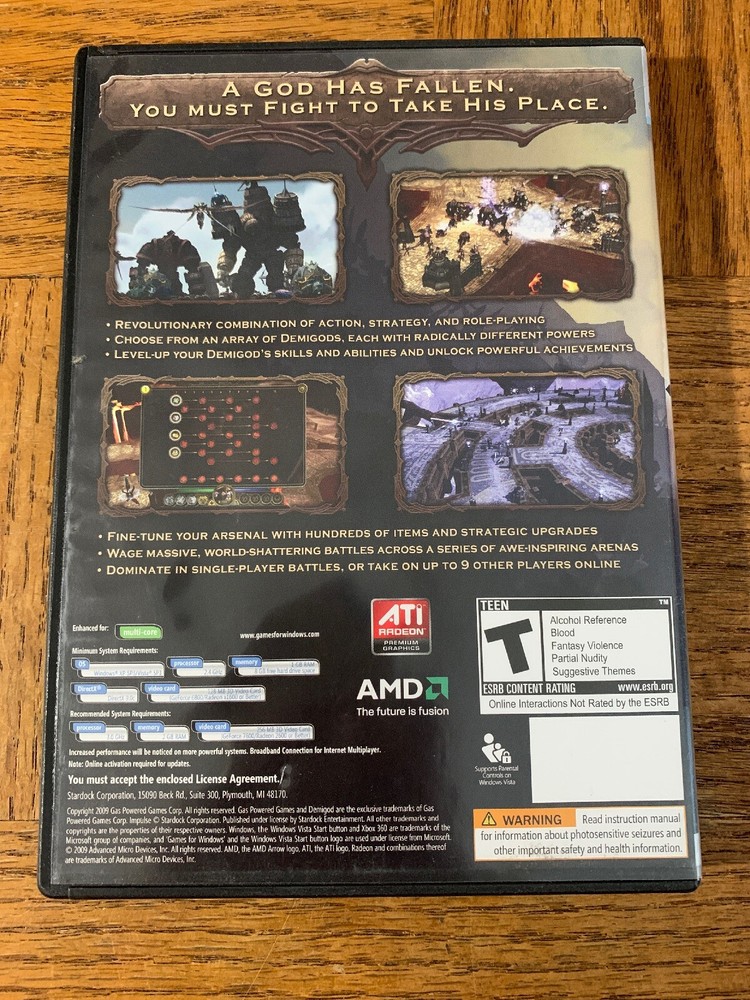 Demigod Computer Software