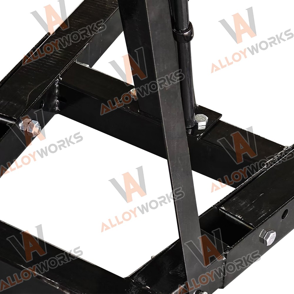 Adjustable 1Ton Foldable Hydraulic Engine Hoist Crane Lift 4 Adjustable Position