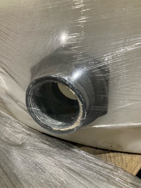 300 Gallon Vertical Polyethylene Plastic Tank w/ Drain