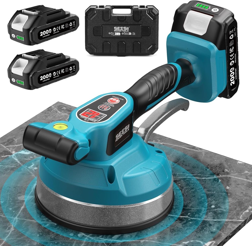 Tile Installation Tool Vibration Machine Single Tile Suction Cup Max 160KG/350LB