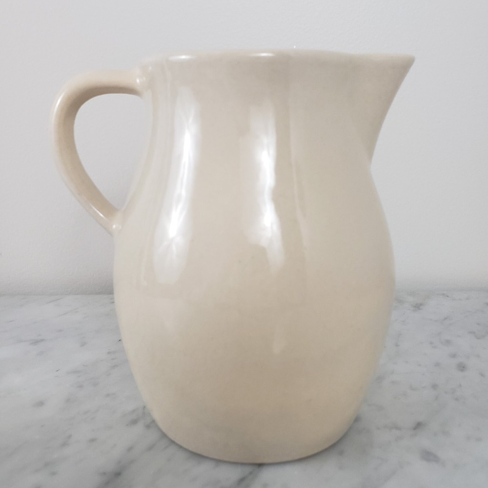 Vintage Robinson Ransbottom Pottery Apple Pitcher 1Qt