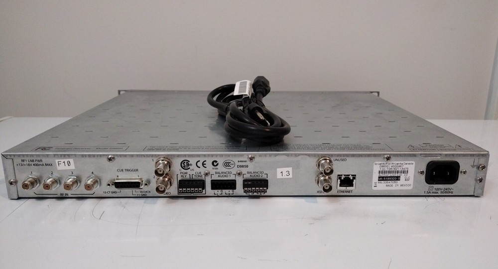 Cisco Scientific Atlanta D9850 PowerVu Program Reciever / Video Decoder USED
