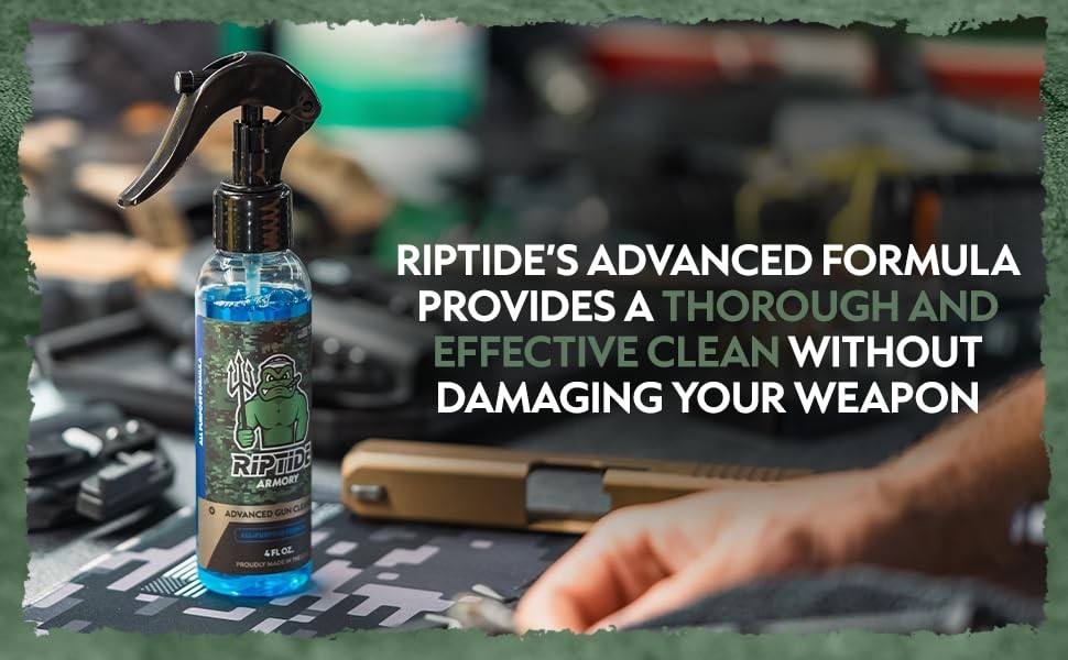 Riptide Armory Advanced Gun Cleaner 4oz - Carbon & Residue Remover