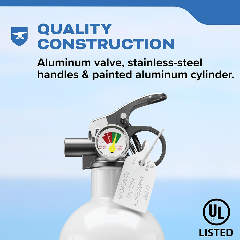 Fire Extinguisher for Boats, Single-Use 5BC