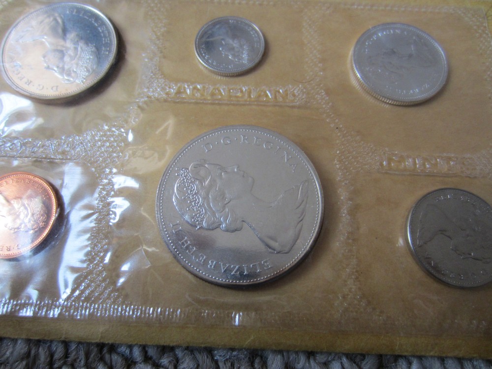 1965 Canada Silver PL Set. Original Mint Packing UNC RJ