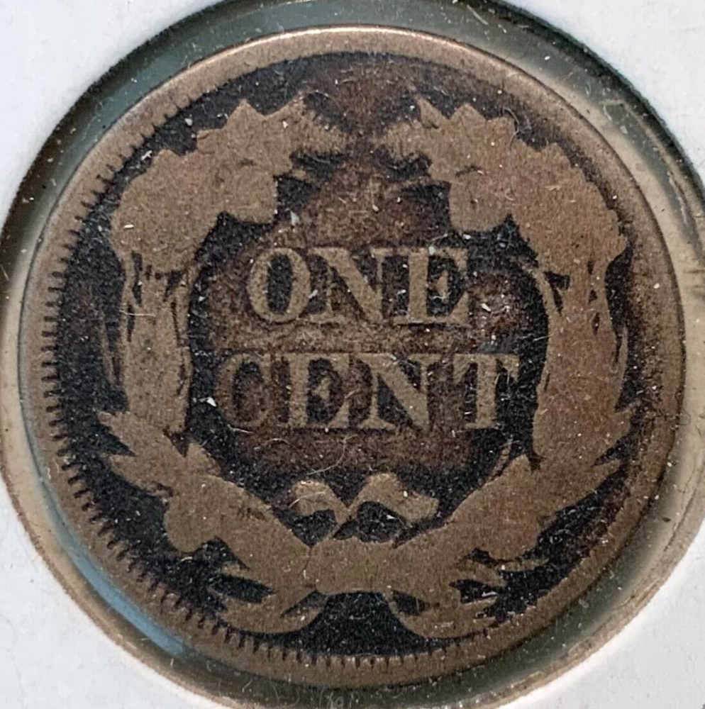 1857 United States Flying Eagle Cent 1c