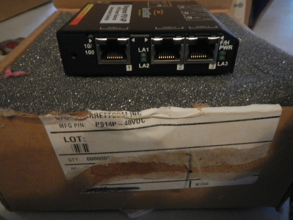 GarrettCom Magnum PS14P PoE Power Source Convenient Switch Extended Temperature