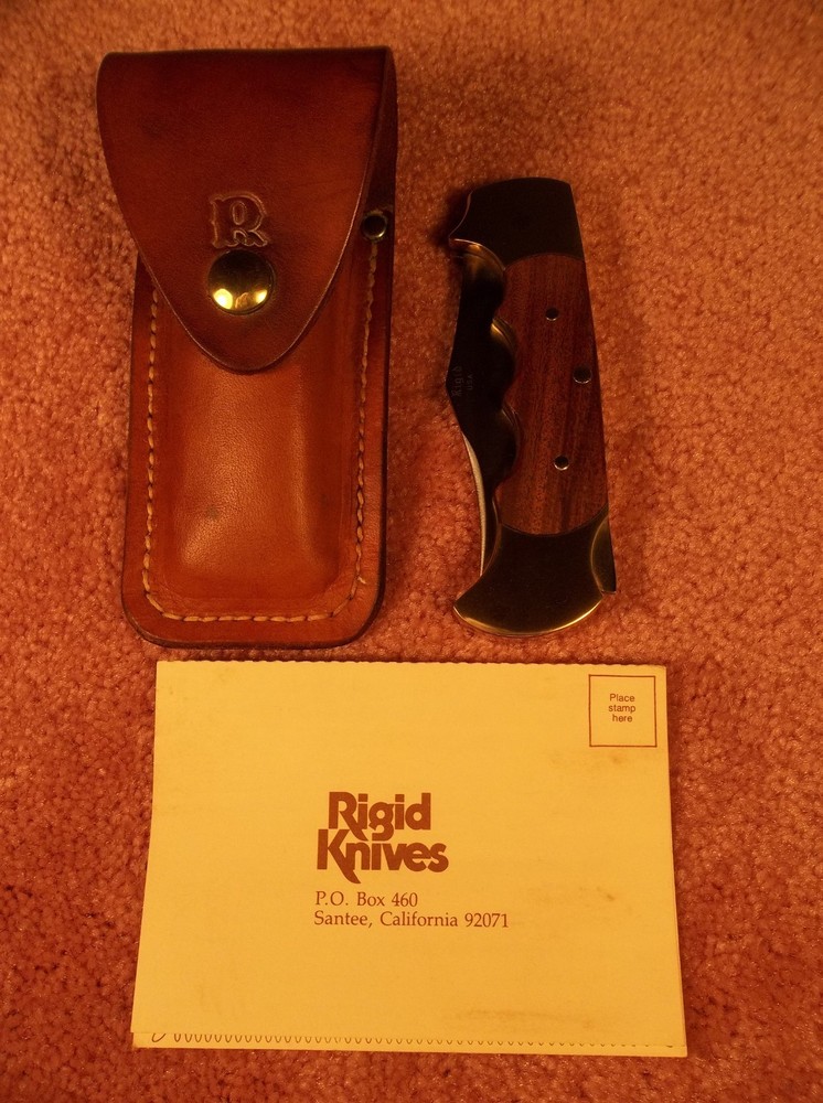 VINTAGE RIGID FOLDING HUNTER KNIFE APACHE G9 PREOWNED IN EXCELLENT CONDITION