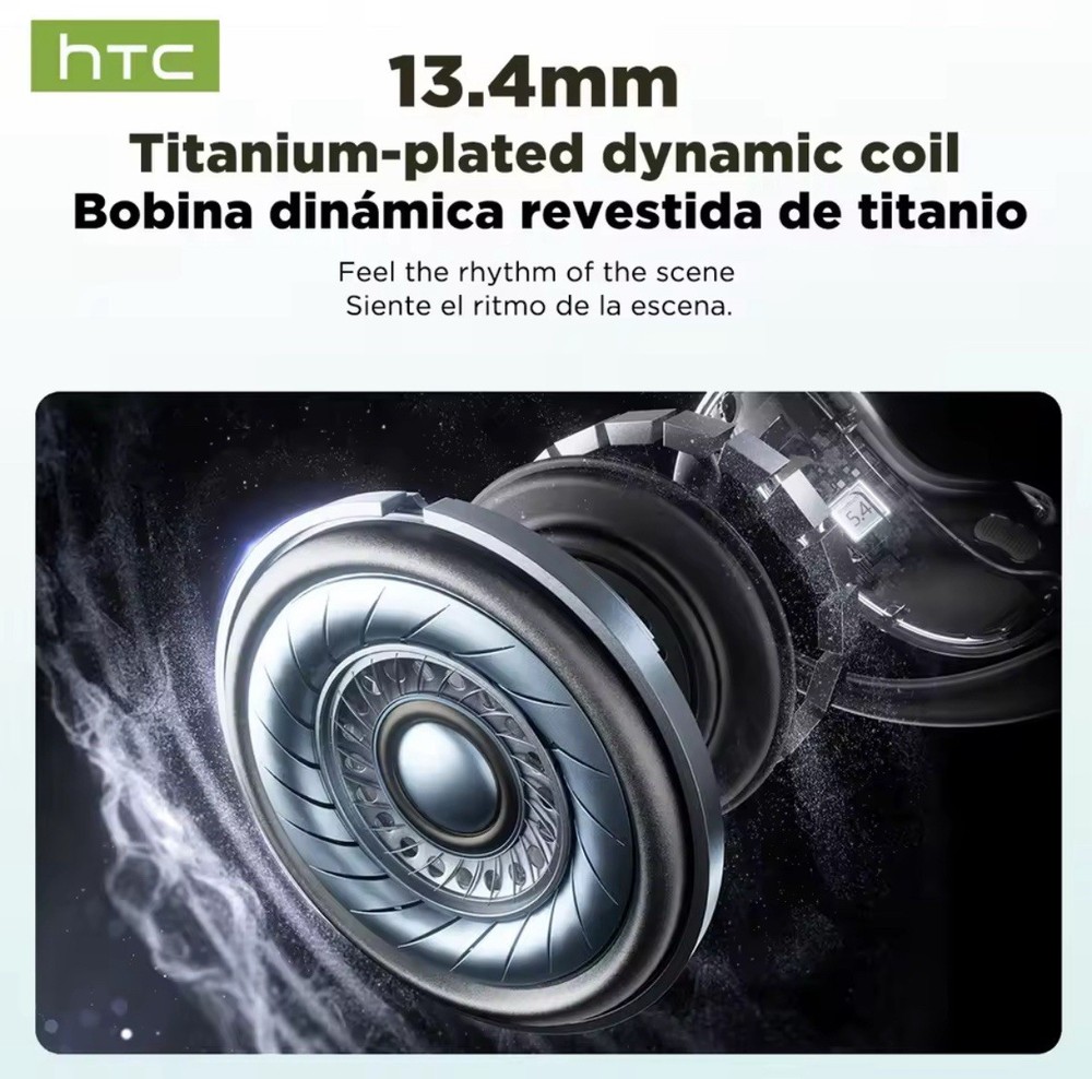 HTC NE19 Translator Bluetooth Earphones With Microphone, Waterproof