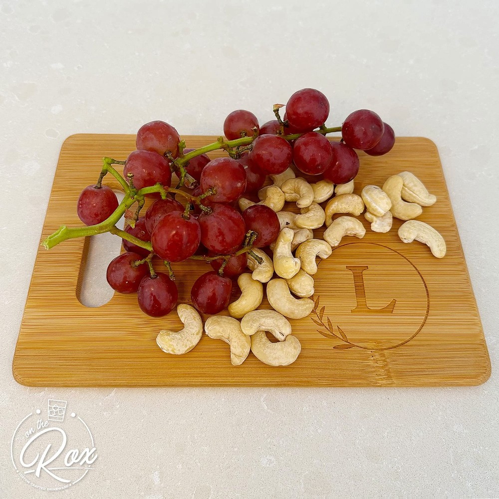 Personalized Cutting Boards - Small Monogrammed Engraved Cutting Board (I) - ...