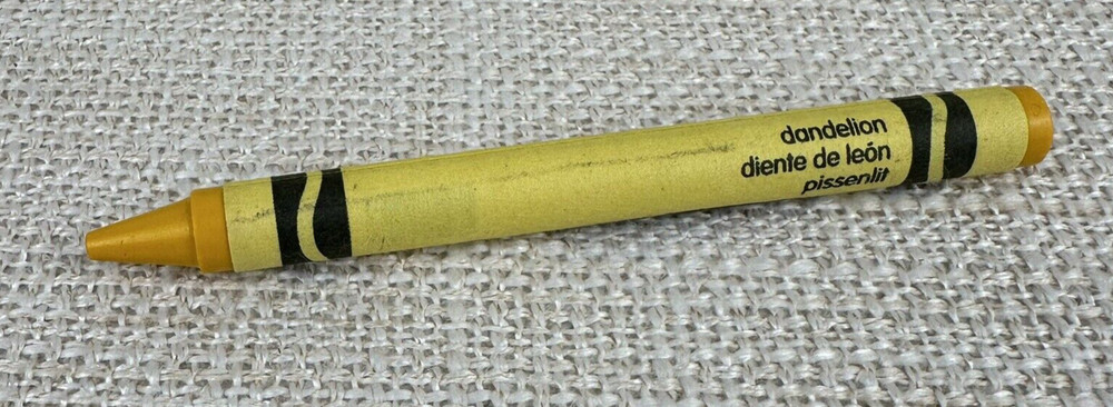 Dandelion Crayola Crayon "Brand New" Retired