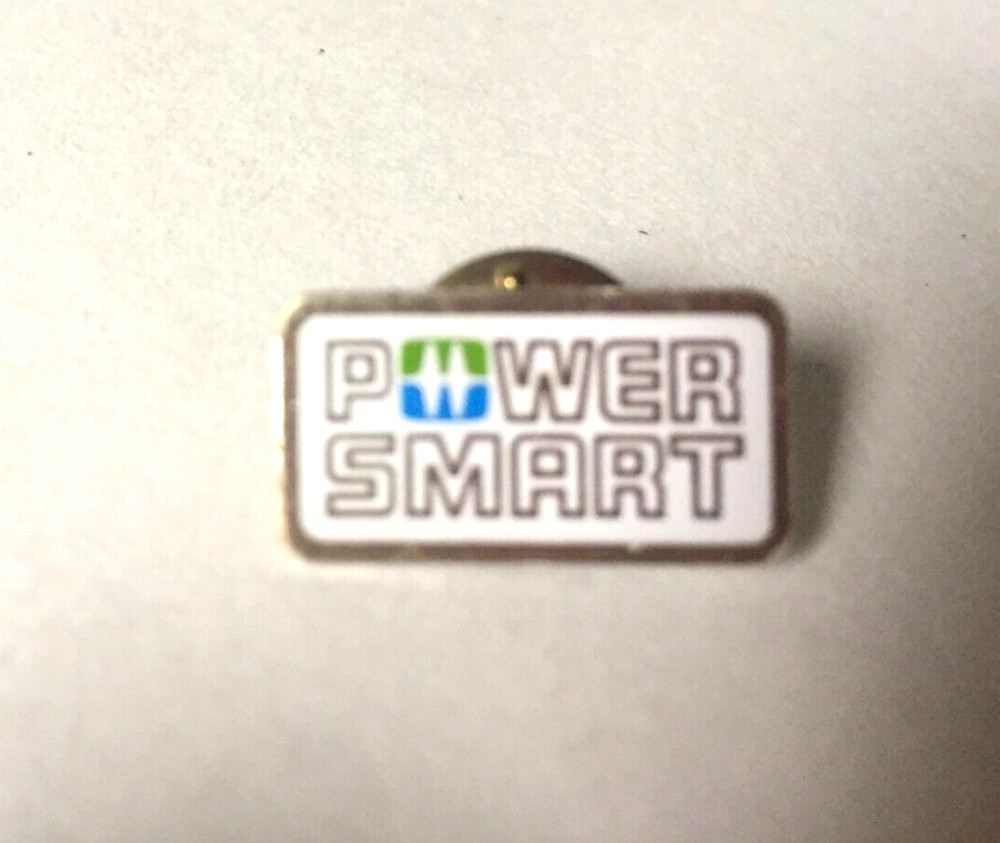 POWER SMART HAT PIN/ LAPEL PIN/ TIE TACK Advertising