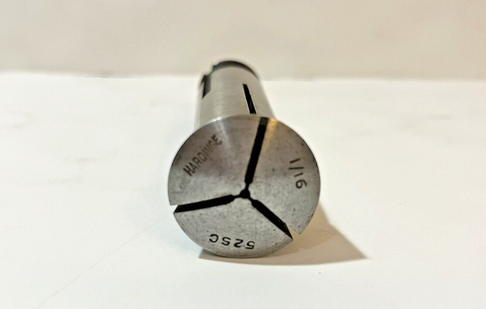 HARDINGE 525C ROUND COLLET SIZE 1/16 NO INTERNAL THREADS PRE-OWNED JT3