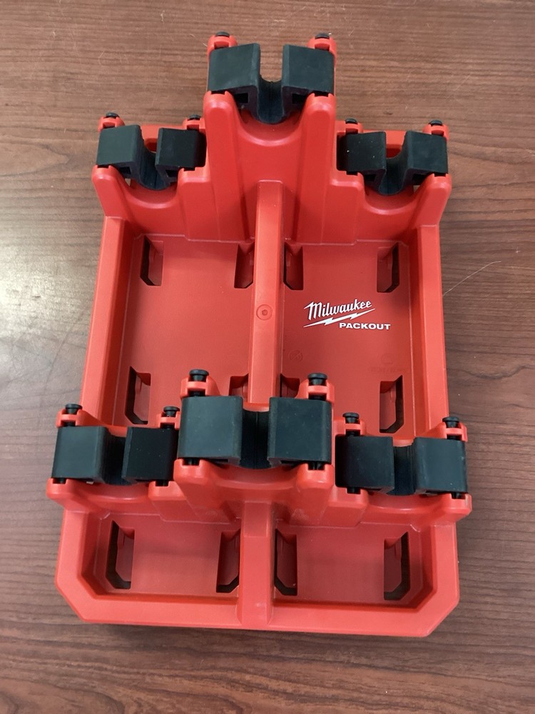 Milwaukee PACKOUT Long Handle Tool Rack 48-22-8349 for Secure Tool Storage B196