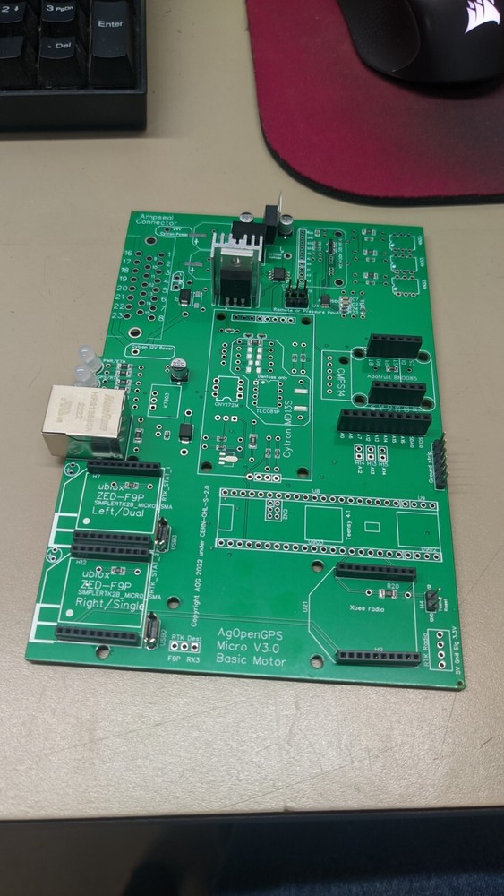 Micro Basic Motor V3.0 PCB for AgOpenGPS